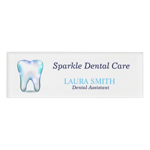 Dentist Employee Staff Magnetic Name Tag