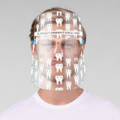 Dentist funny custom name face shield (Insitu)