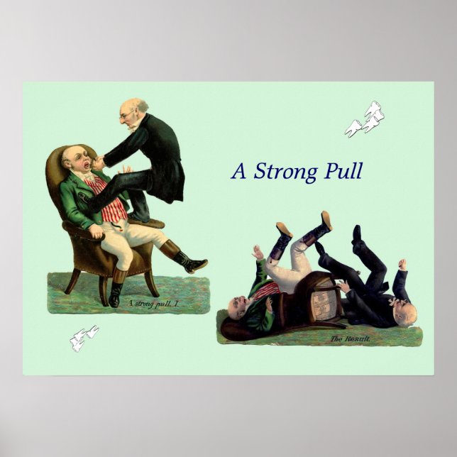 Dentist: Funny Vintage Dentistry Poster (Front)