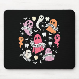 Dentist Ghost Soky Halloween Dental Hygienist Ista Mouse Pad