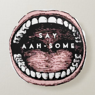 Dentist Gifts Dental Office Round Pillow