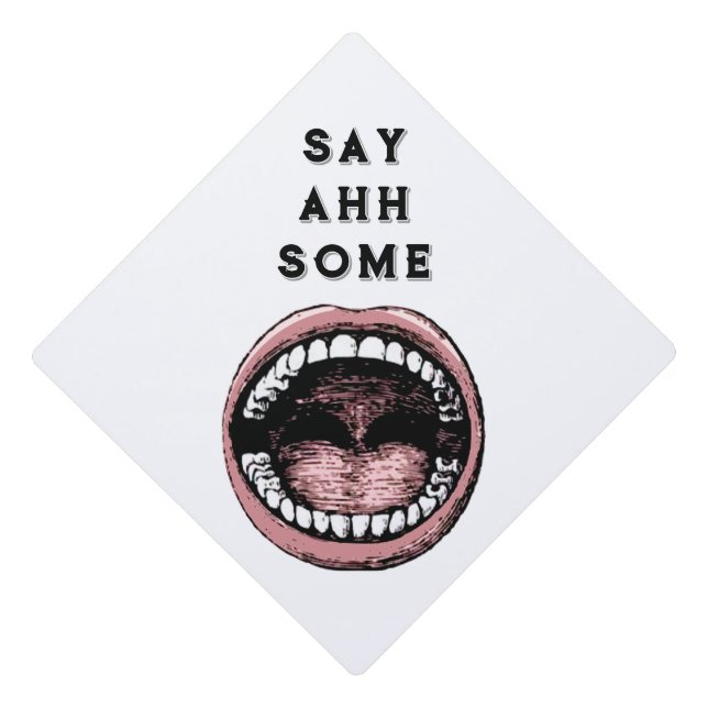 Dentist Graduation Cap Topper (Front)