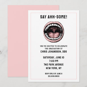 Dentist Graduation Party Invitation