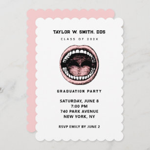 Dentist Graduation Party Invitation