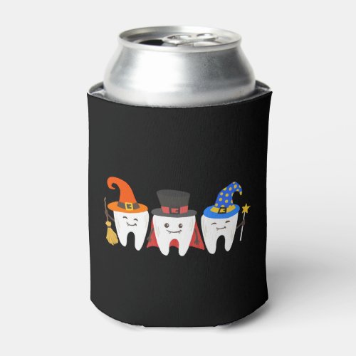 Dentist Halloween Teeth Dental Can Cooler