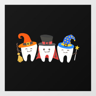 Dentist Halloween Teeth Dental Floor Decals