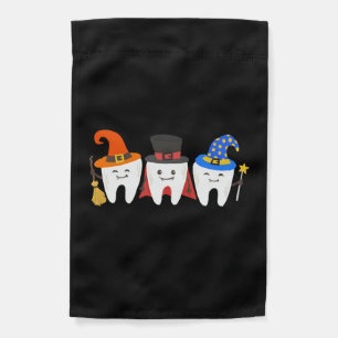 Dentist Halloween Teeth Dental Garden Flag