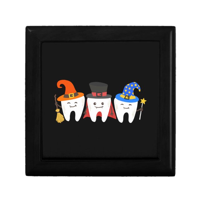 Dentist Halloween Teeth Dental Gift Box (Front)