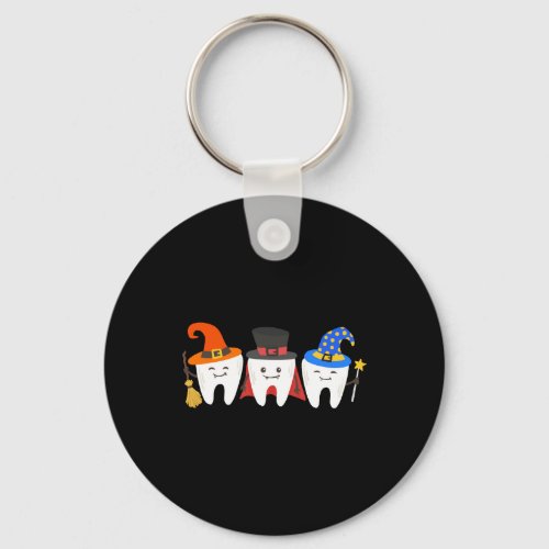 Dentist Halloween Teeth Dental Keychain