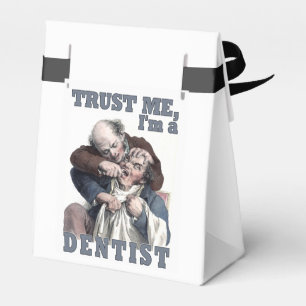 DENTIST humor custom favor bags Boxes