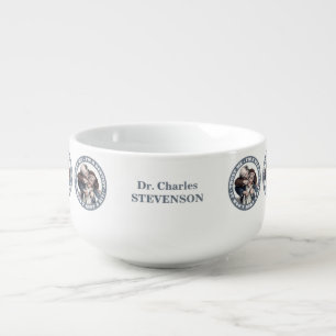 DENTIST humor custom monogram soup mug