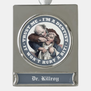 DENTIST humor CUSTOM NAME ornament