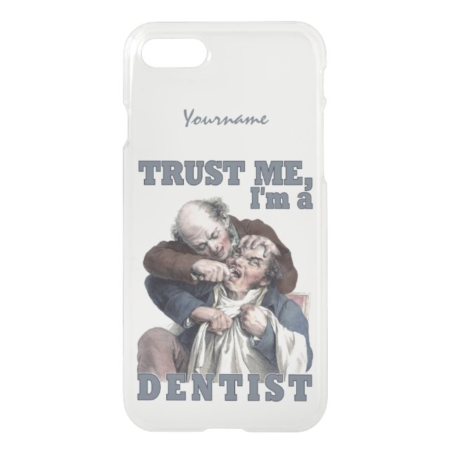 DENTIST humor custom name phone cases (Back)