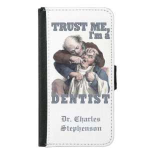 DENTIST humor custom name wallet cases