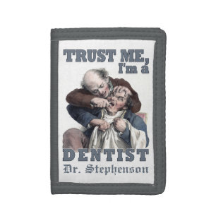 DENTIST humor custom name wallets
