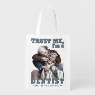 DENTIST humor custom reusable bag