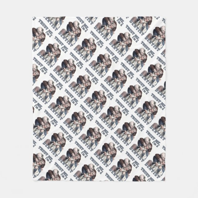 DENTIST humor fleece blankets (Front)