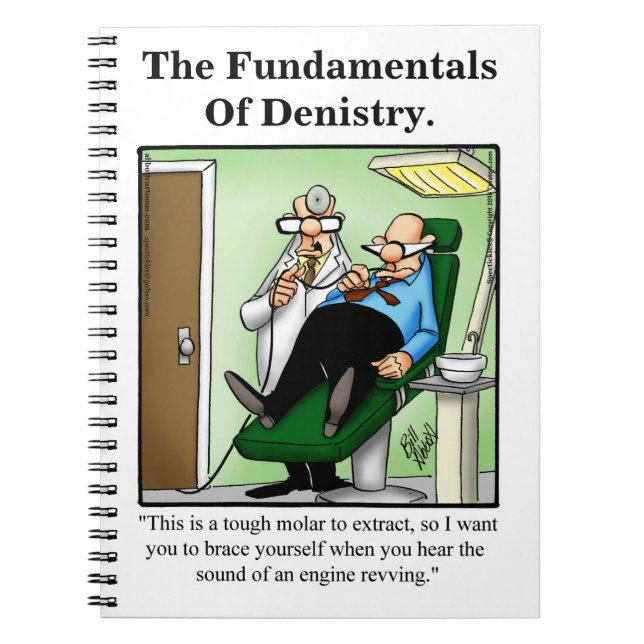 Dentist Humor Funny Notebook Gift (Front)