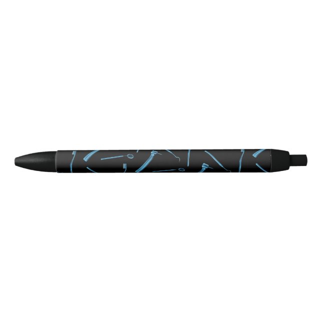 Dentist Hygienist Xray Dental Instruments Black Pen (Front)