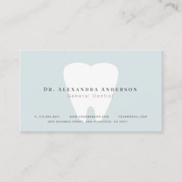 Dentist Light Blue Appointment Card