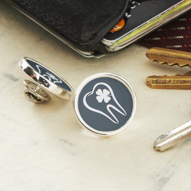 Dentist | Lucky Teeth Lapel Pin (In Situ)