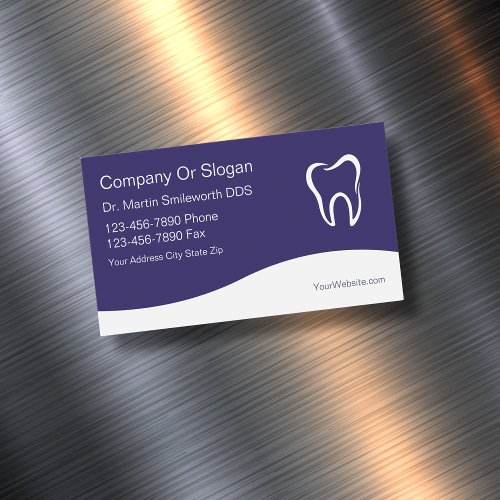 Dentist Magnetic Business Card