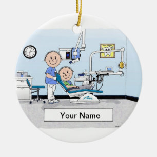 Dentist - Male Ceramic Ornament