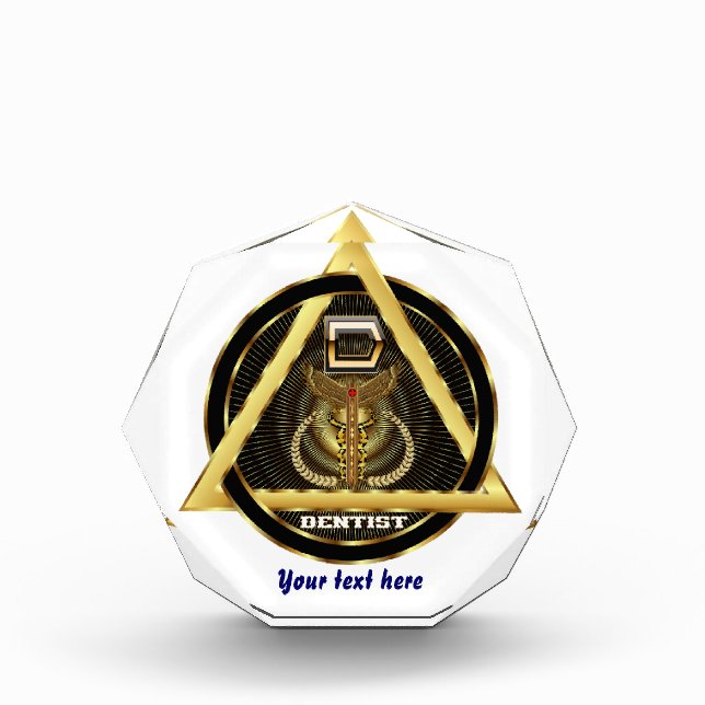 Dentist Medical Universal Award (Front)