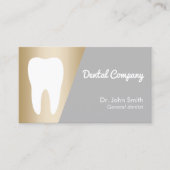 Dentist Modern Gold Dental Appointment (Front)