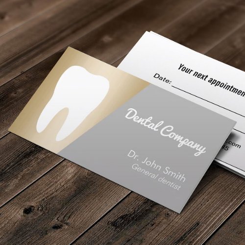 Dentist Modern Gold Dental Appointment