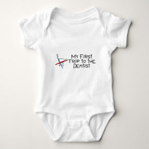 Dentist My First Trip To The Dentist Baby Bodysuit