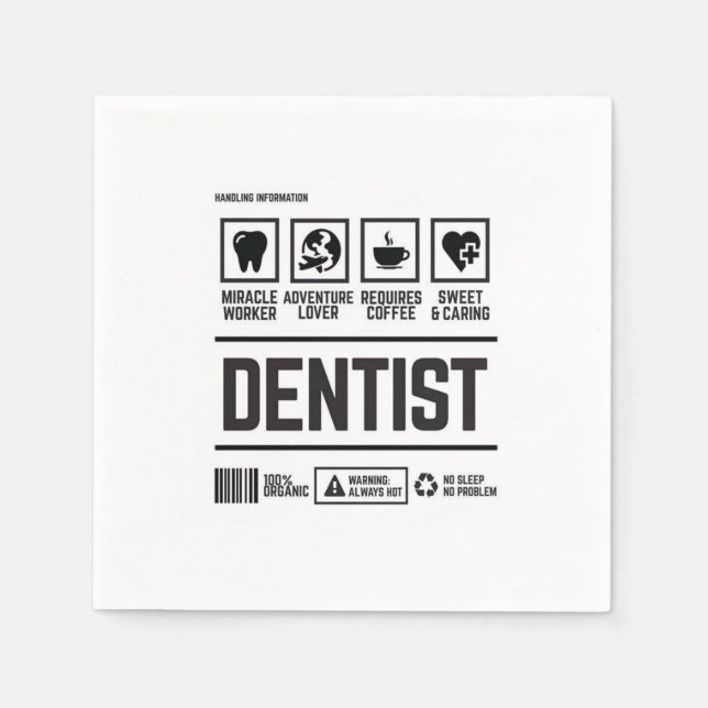 dentist napkins (Front)
