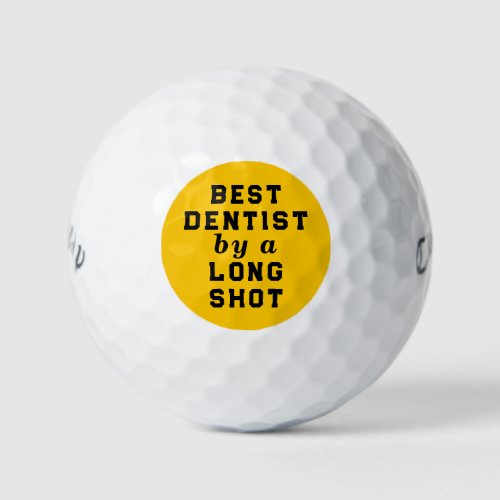 Dentist Novelty Gifts Golf Balls