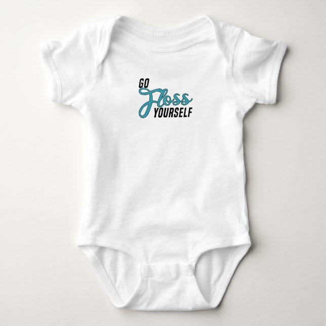 Dentist Occupation Dental Technician Dental Baby Bodysuit (Front)