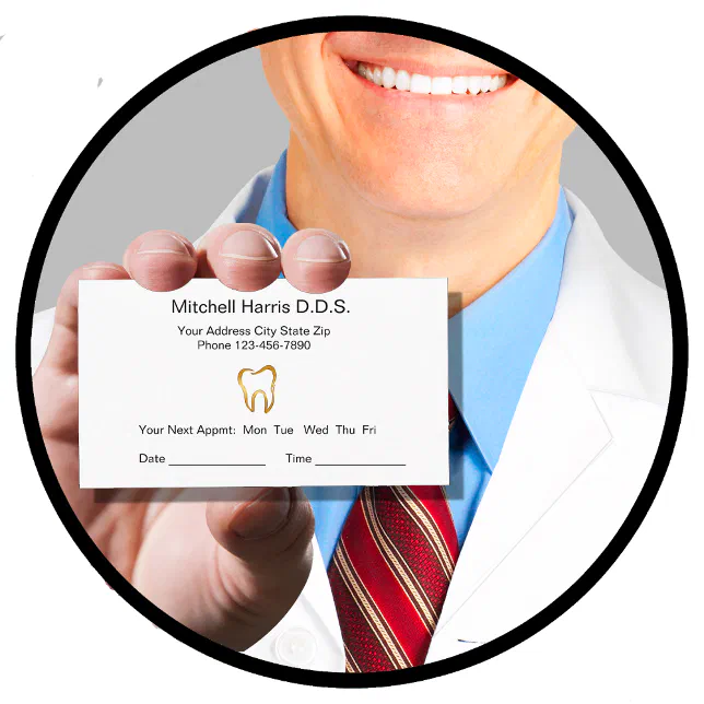 Dentist Office Appointment Cards Zazzle