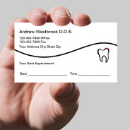 Dentist Office Appointment Reminder Business Cards at Zazzle
