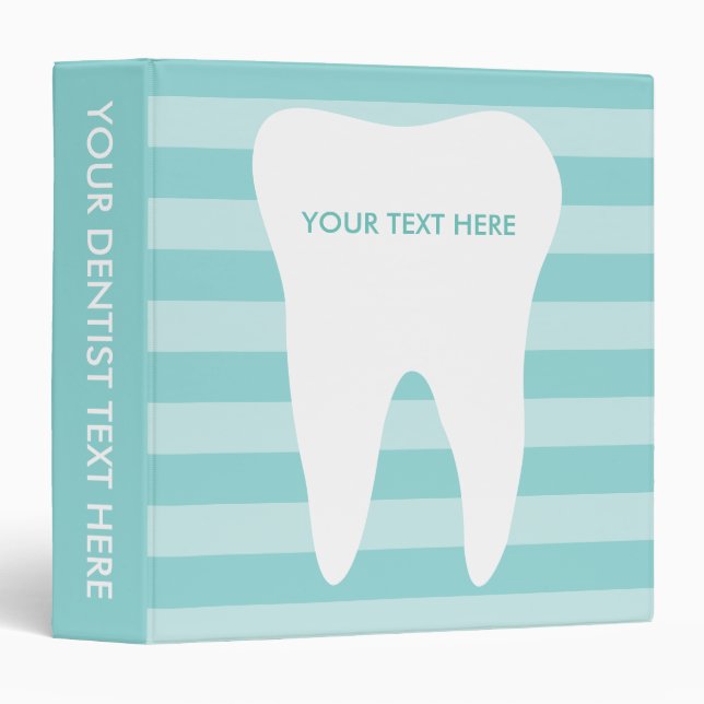 Dentist office binder for dental care clinic (Front/Spine)