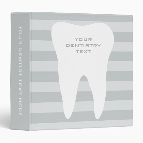 Dentist office binder for dentistry care clinic