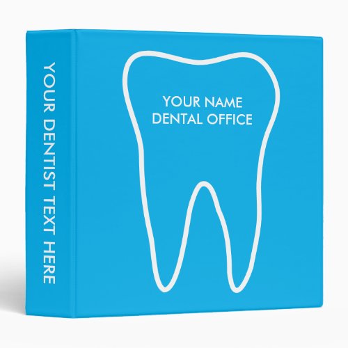 Dentist office binders for dental practice clinic