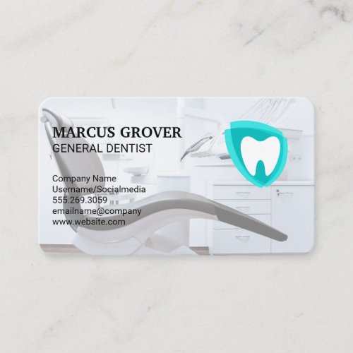 Dentist Office Chair | Health Physician Business Card