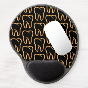 Dentist Office Classy Tooth Pattern Gel Mouse Pad
