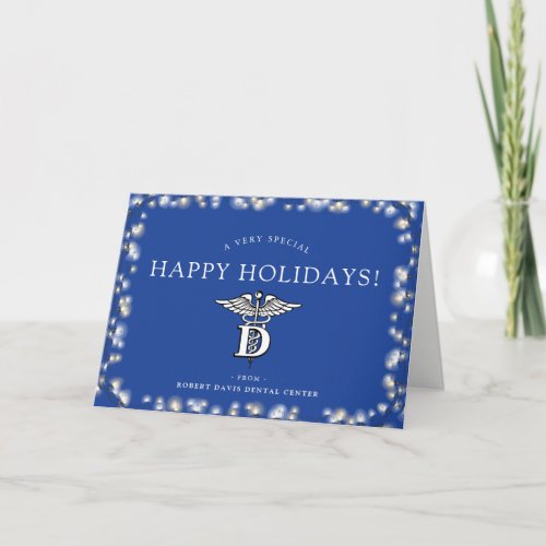 Dentist Office Custom Happy Holidays Holiday Card