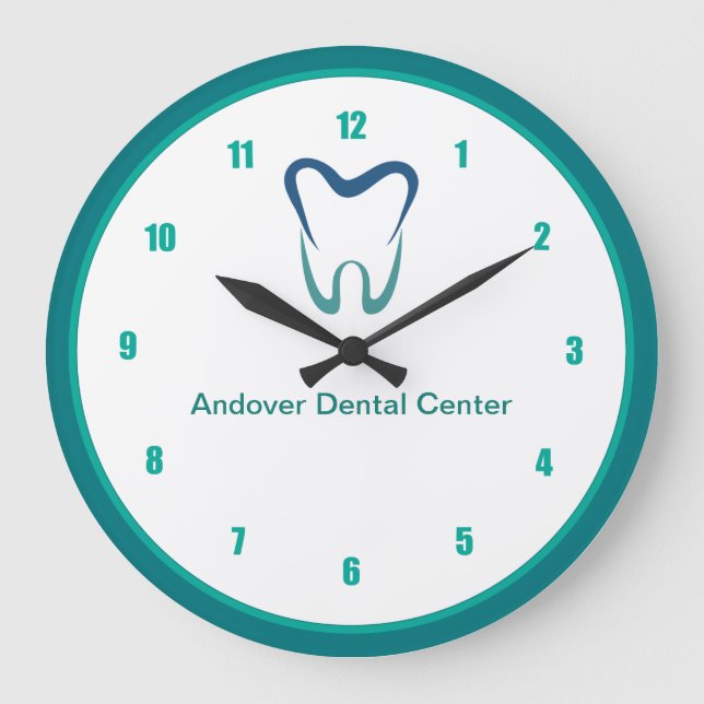 Dentist Office Custom Waiting Room Clocks (Front)