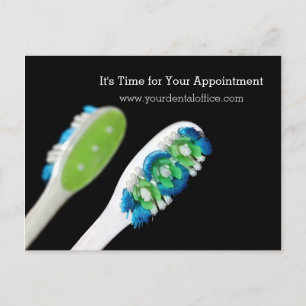 Dentist Office Dental Appointment Reminder Postcard