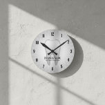 Dentist Office Dental Care Modern White Tooth Round Clock<br><div class="desc">Dentist Office Dental Care Modern White Tooth Clocks.</div>