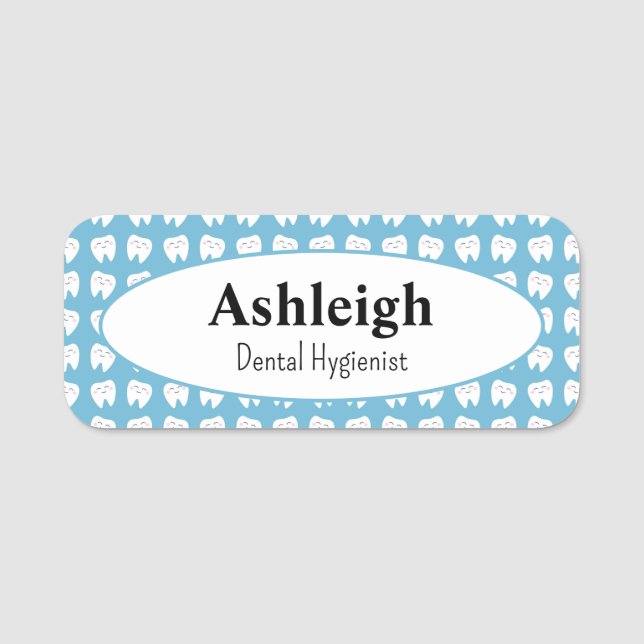 Dentist Office Dental Name Tag (Front)