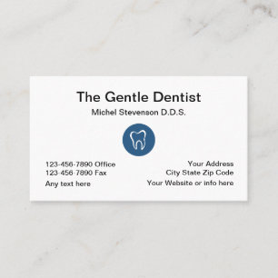 Dentist Office Design Business Card