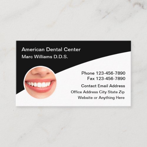 Dentist Office Modern Appointment Cards