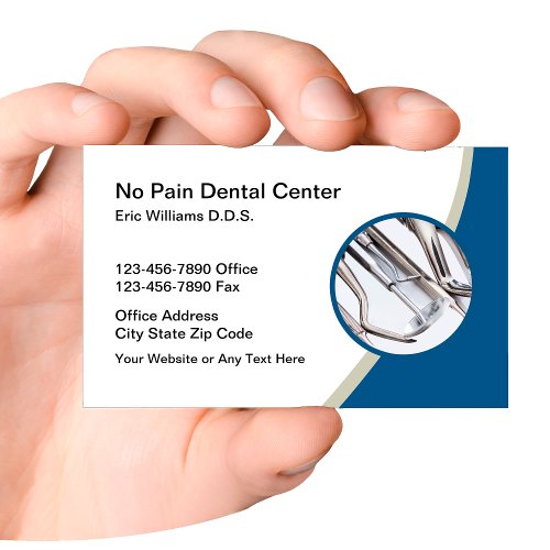Dentist Office Modern Business Cards New