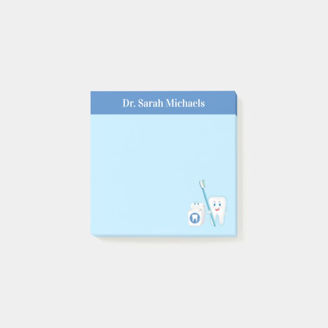 Dentist Office Personalized Post-It Notes (Front)